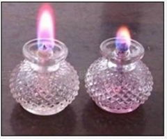 Glass lamp & lamp oil