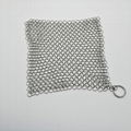 316 Stainless Steel Chainmail Scrubber Cast Iron Cleaner Ring screen mesh 1