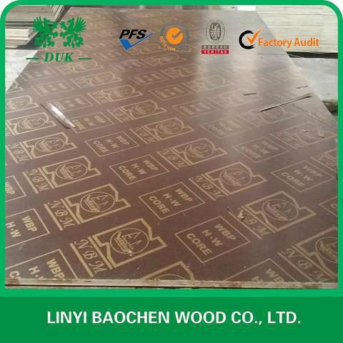 DUK - FILM faced plywood, marine plywood, shuttering plywood 