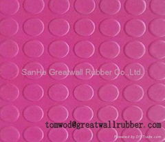 Round Button Rubber Sheet