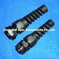 EPIN Nylon cable gland with anti-kink nozzle