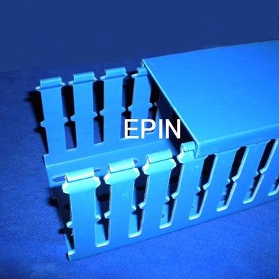EPIN深蓝色开口齿形PVC线槽 4