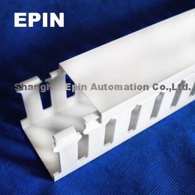 EPIN白色开口齿形PVC线槽 2