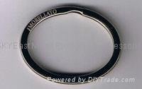 Oval Shape Metal Key Ring