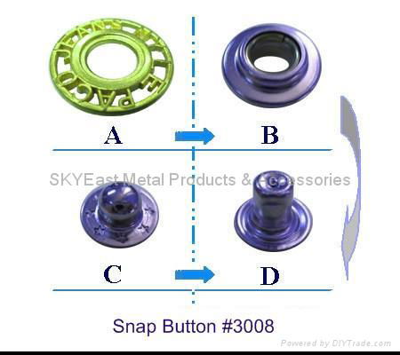 Brass Snap Button