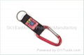 Carabiner with strap
