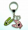 Metal Key Ring with Charms for Gift