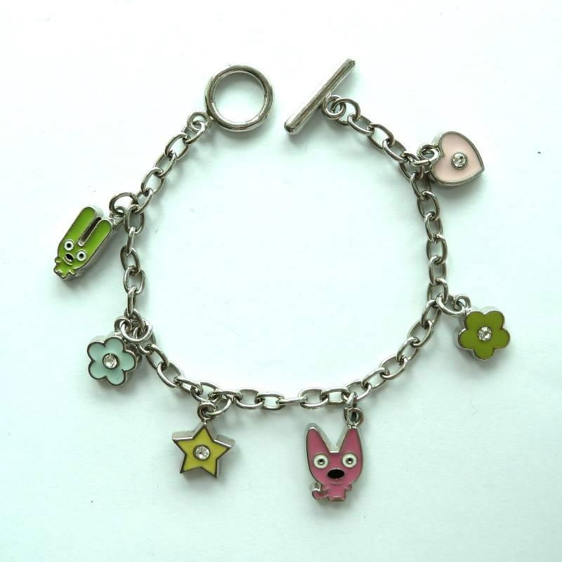 Metal Bracelet Chain with Decals 2