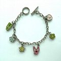 Metal Bracelet Chain with Decals
