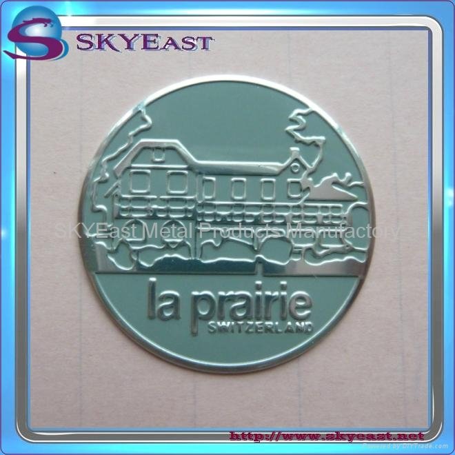 Metal Nameplate with engraved Logo