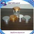 High Glossy Silver and Gold Oxidation Aluminum Lids with Screw PP Inner 6