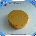 High Glossy Silver and Gold Oxidation Aluminum Lids with Screw PP Inner 3