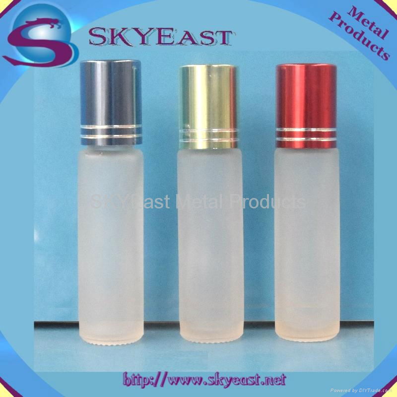 Oxidation Aluminium Screw Perfume Sprayer Pump with Cap 2