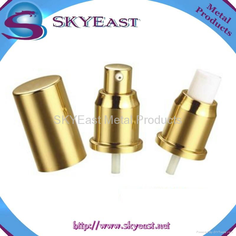 Oxidation Aluminium Screw Perfume Sprayer Pump with Cap