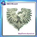 3D Raised Metal Eagle Badge 3