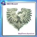 3D Raised Metal Eagle Badge