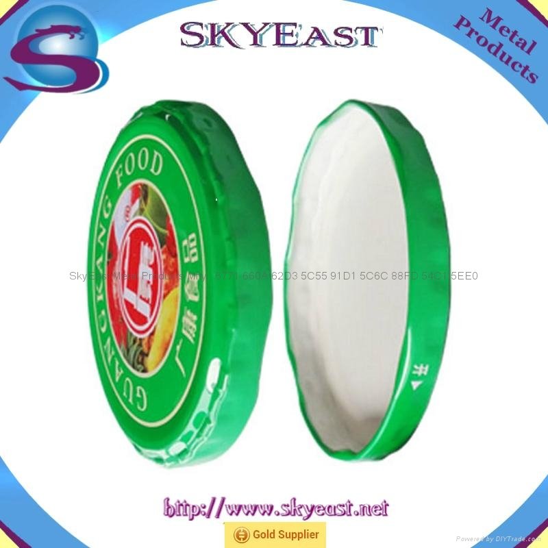 Hot Sell Customized Printed Logo Tinplate Twist Off Caps 2