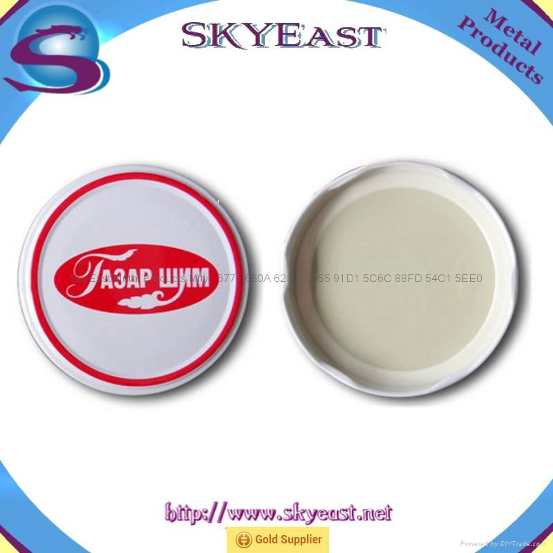 Hot Sell Customized Printed Logo Tinplate Twist Off Caps