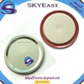 Hot Sell Printed Logo Two Pieces Metal Lid with Plastic Coating