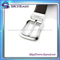 Shiny Metal Adjustable Belt Pin Buckles 6