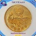 Epoxy Raised Phoenix Gold Metal Pin Badges
