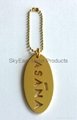 Branded Logo Metal Pendants with Chain