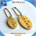 Branded Logo Metal Pendants with Chain 1