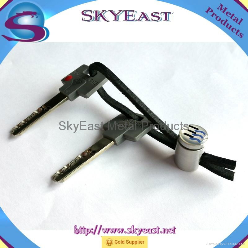 Printed Car Key Chain Pendant with Genuine Loop 3