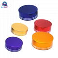 Colorful Oxidation Aluminum with PP Screw Caps