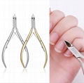 Cuticle Trimmer 3/4 Jaw Extremely Sharp Cuticle Nippers Scissors Stainless Steel