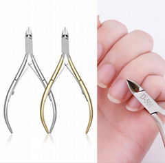 Cuticle Trimmer 3/4 Jaw Extremely Sharp Cuticle Nippers Scissors Stainless Steel