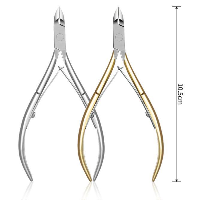 Cuticle Trimmer 3/4 Jaw Extremely Sharp Cuticle Nippers Scissors Stainless Steel 2