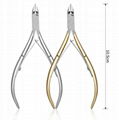 Cuticle Trimmer 3/4 Jaw Extremely Sharp Cuticle Nippers Scissors Stainless Steel 2