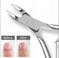 Cuticle Trimmer 3/4 Jaw Extremely Sharp Cuticle Nippers Scissors Stainless Steel 3