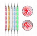 2 Way Dotting Pens Set  Nail Art Tip Dot Paint Manicure kit 2