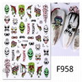 2023 Halloween Theme Nail Stickers Ghost