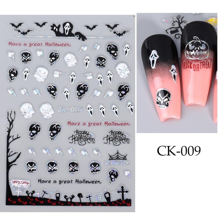 2023 Halloween Theme Nail Stickers CKI series 2