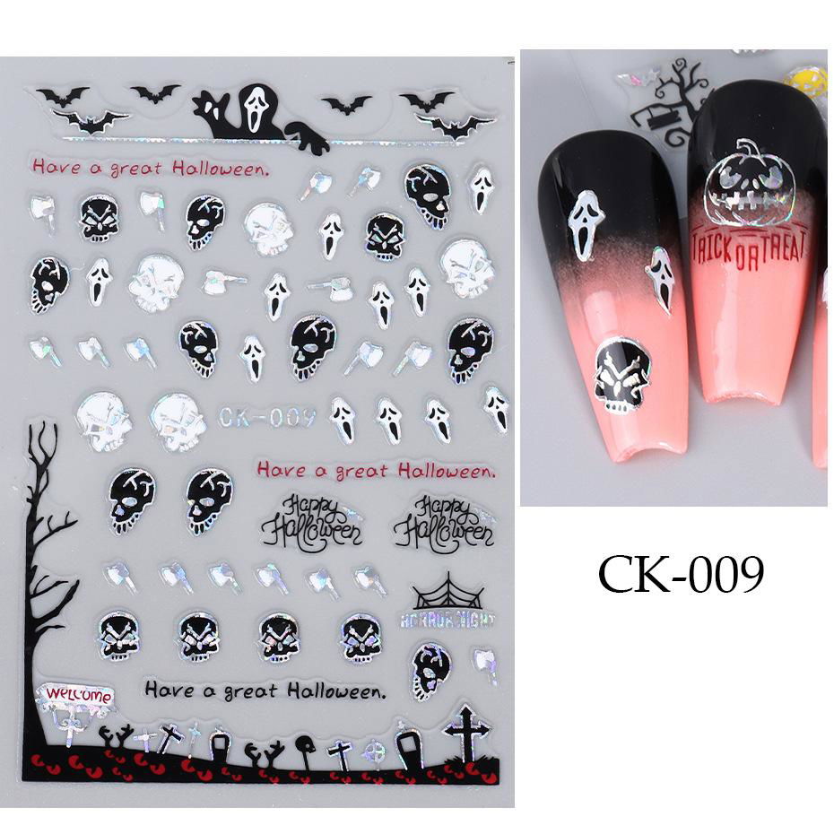 2023 Halloween Theme Nail Stickers CKI series 3