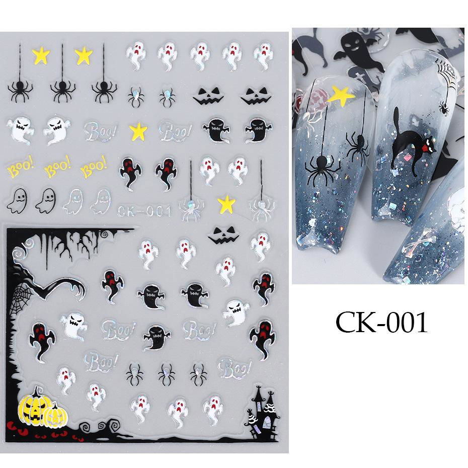 2023 Halloween Theme Nail Stickers CKI series 4