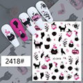 Halloween Nail Stickers Nail Art Supply