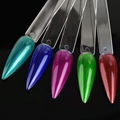 40pcs Nail Swatch Sticks Stiletto Nail Sample Sticks  Nail Color Display Swatch  9