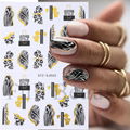 Leopard Skin Nail Sticker Nail Tips Nail Decals Nail Decoration 3