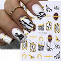 Leopard Skin Nail Sticker Nail Tips Nail Decals Nail Decoration 4