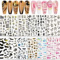 Marble Pattern Nail Tips Nail Art Decals Nail Decals 12pcs Set 1