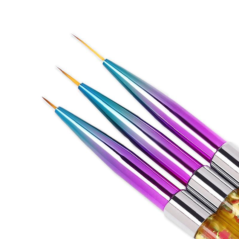 Nail Art Gradiant Drawing Pen Nail Painting Dotting Brush3 PCS Set  5