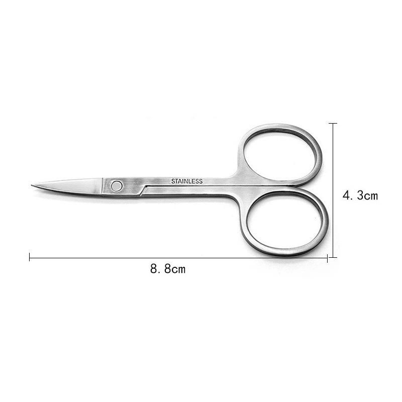 Stainless Steel Facial Hair Small Grooming Trimming Scissors for Men and Women  3