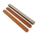 100/180 Wooden Nail File Super Thin Emery Board Buffing Bulk Pack 8