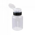 Nail Art  Liquid Cleaner Bottle Nail Art Pump Bottle Safety Lock Pump Dispenser  4