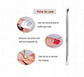 Nail Art Triangle Gel Nail Polish Remover Cuticle Peeler Scraper Remover Tool  3