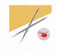 Nail Art Triangle Gel Nail Polish Remover Cuticle Peeler Scraper Remover Tool  4